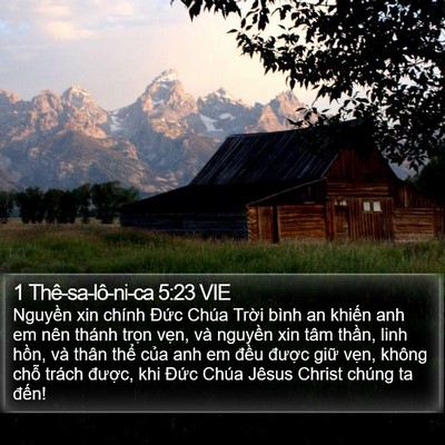 1 Thê-sa-lô-ni-ca 5:23 VIE Bible Verse Image