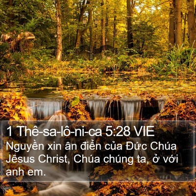 1 Thê-sa-lô-ni-ca 5:28 VIE Bible Verse Image