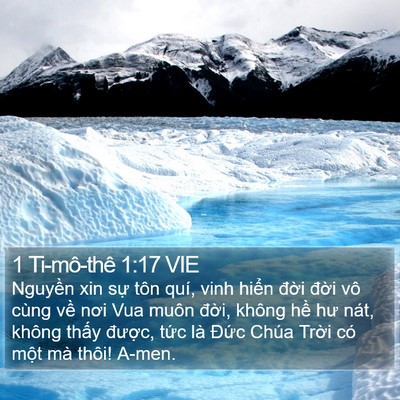 1 Ti-mô-thê 1:17 VIE Bible Verse Image