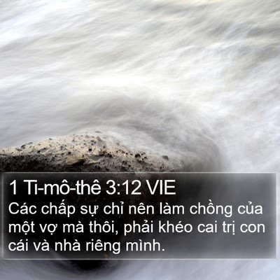 1 Ti-mô-thê 3:12 VIE Bible Verse Image