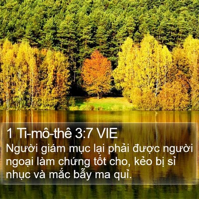 1 Ti-mô-thê 3:7 VIE Bible Verse Image