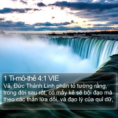 1 Ti-mô-thê 4:1 VIE Bible Verse Image