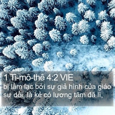 1 Ti-mô-thê 4:2 VIE Bible Verse Image