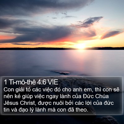 1 Ti-mô-thê 4:6 VIE Bible Verse Image