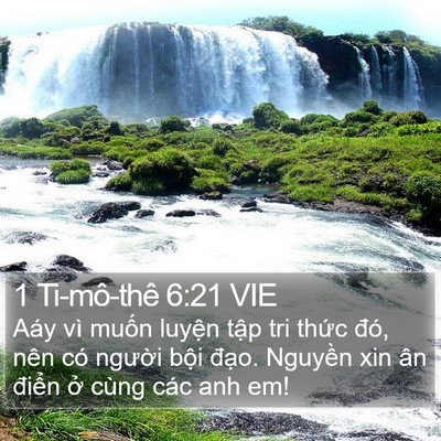 1 Ti-mô-thê 6:21 VIE Bible Verse Image