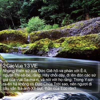2 Các Vua 1:3 VIE Bible Verse Image