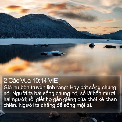 2 Các Vua 10:14 VIE Bible Verse Image