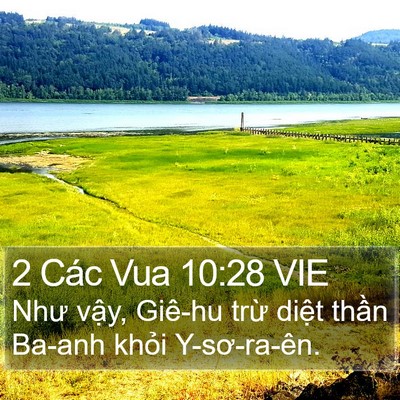 2 Các Vua 10:28 VIE Bible Verse Image