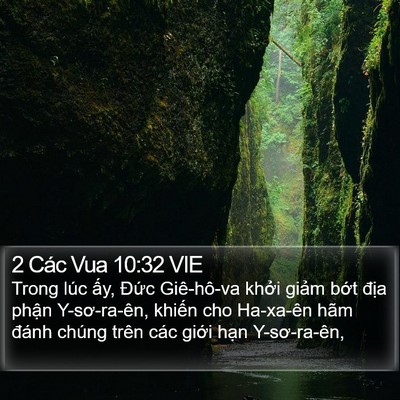 2 Các Vua 10:32 VIE Bible Verse Image