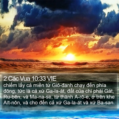 2 Các Vua 10:33 VIE Bible Verse Image