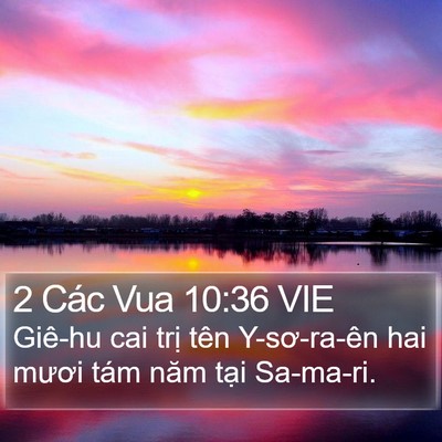 2 Các Vua 10:36 VIE Bible Verse Image