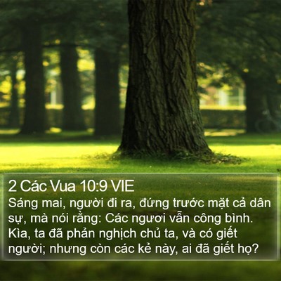 2 Các Vua 10:9 VIE Bible Verse Image
