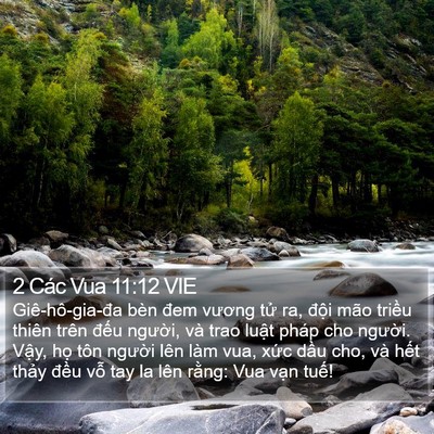 2 Các Vua 11:12 VIE Bible Verse Image