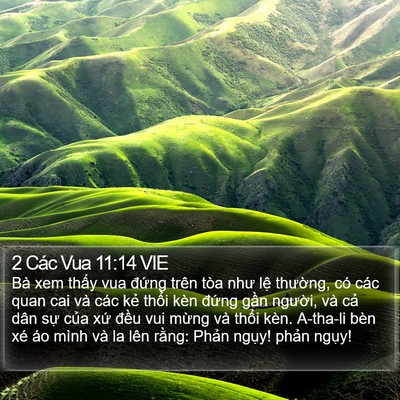 2 Các Vua 11:14 VIE Bible Verse Image