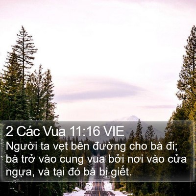 2 Các Vua 11:16 VIE Bible Verse Image