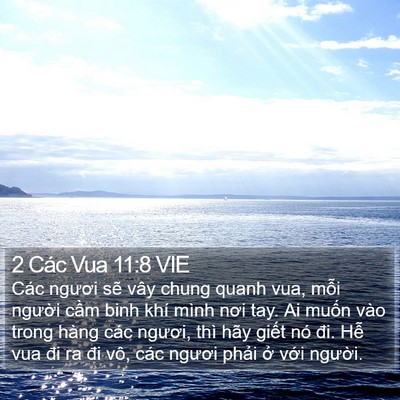 2 Các Vua 11:8 VIE Bible Verse Image