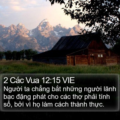 2 Các Vua 12:15 VIE Bible Verse Image