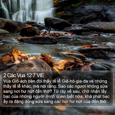 2 Các Vua 12:7 VIE Bible Verse Image