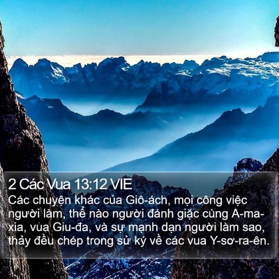 2 Các Vua 13:12 VIE Bible Verse Image