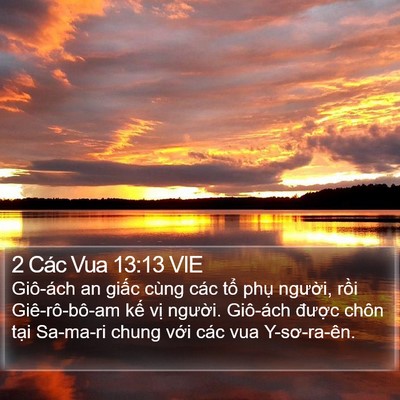 2 Các Vua 13:13 VIE Bible Verse Image
