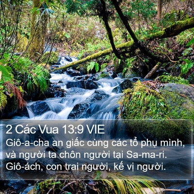 2 Các Vua 13:9 VIE Bible Verse Image