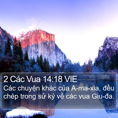 2 Các Vua 14:18 VIE Bible Verse Image