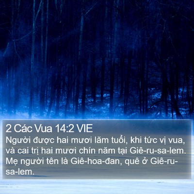 2 Các Vua 14:2 VIE Bible Verse Image