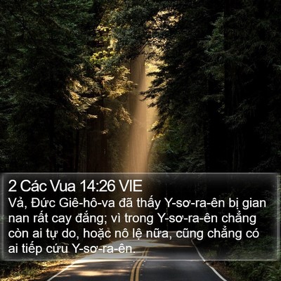 2 Các Vua 14:26 VIE Bible Verse Image