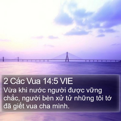 2 Các Vua 14:5 VIE Bible Verse Image