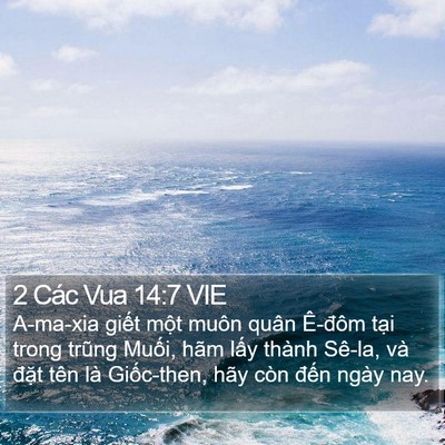 2 Các Vua 14:7 VIE Bible Verse Image