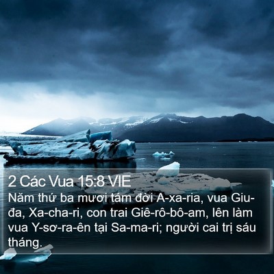 2 Các Vua 15:8 VIE Bible Verse Image