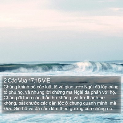 2 Các Vua 17:15 VIE Bible Verse Image