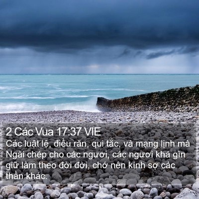 2 Các Vua 17:37 VIE Bible Verse Image