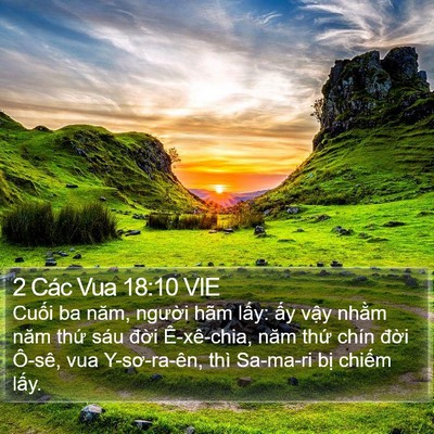 2 Các Vua 18:10 VIE Bible Verse Image