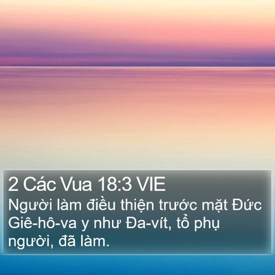2 Các Vua 18:3 VIE Bible Verse Image