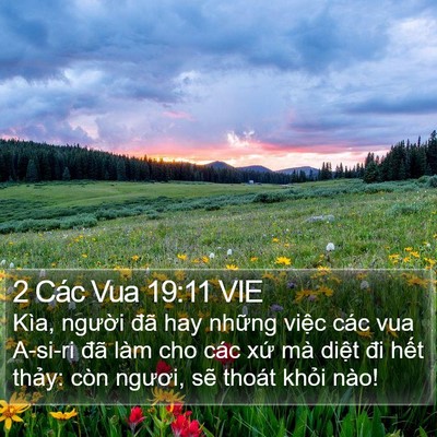 2 Các Vua 19:11 VIE Bible Verse Image
