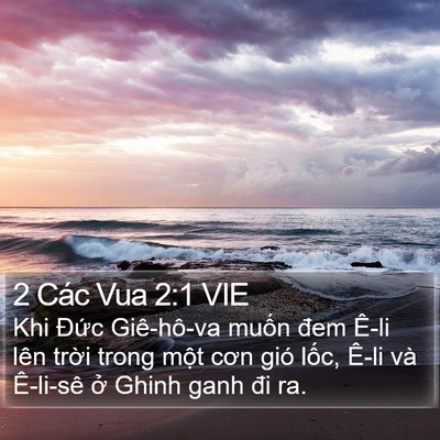 2 Các Vua 2:1 VIE Bible Verse Image