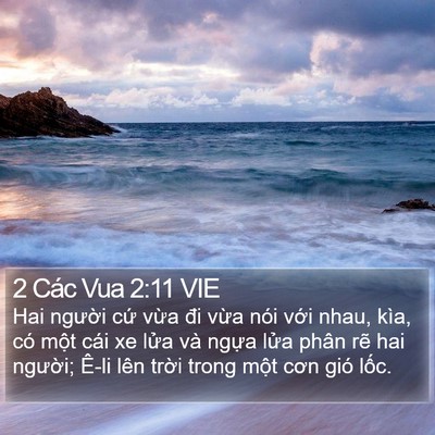 2 Các Vua 2:11 VIE Bible Verse Image