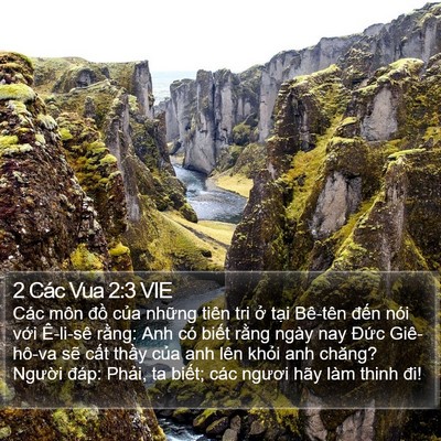 2 Các Vua 2:3 VIE Bible Verse Image