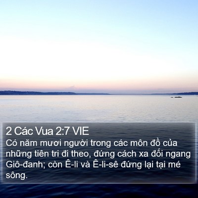 2 Các Vua 2:7 VIE Bible Verse Image