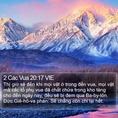 2 Các Vua 20:17 VIE Bible Verse Image