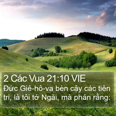 2 Các Vua 21:10 VIE Bible Verse Image