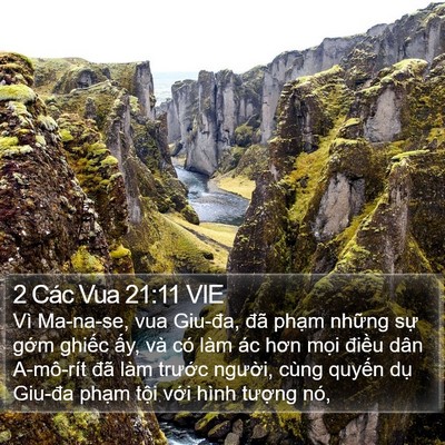 2 Các Vua 21:11 VIE Bible Verse Image