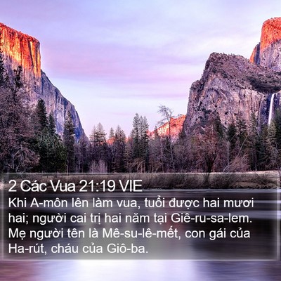 2 Các Vua 21:19 VIE Bible Verse Image