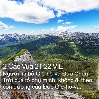 2 Các Vua 21:22 VIE Bible Verse Image