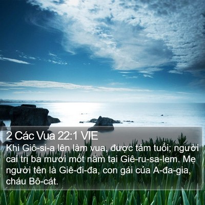 2 Các Vua 22:1 VIE Bible Verse Image