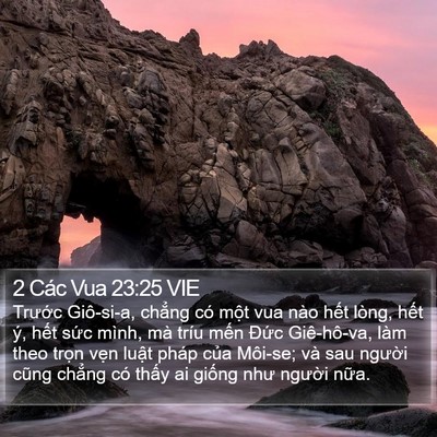 2 Các Vua 23:25 VIE Bible Verse Image