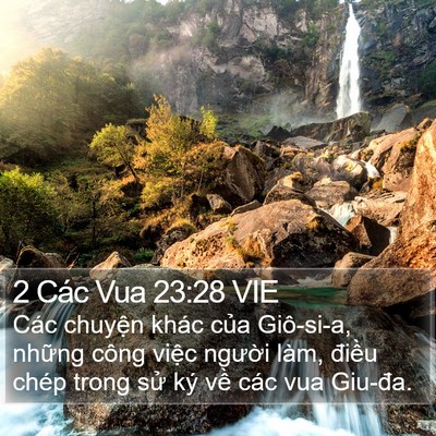 2 Các Vua 23:28 VIE Bible Verse Image