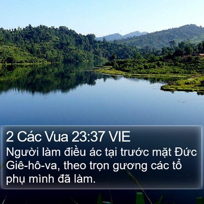 2 Các Vua 23:37 VIE Bible Verse Image