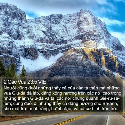 2 Các Vua 23:5 VIE Bible Verse Image